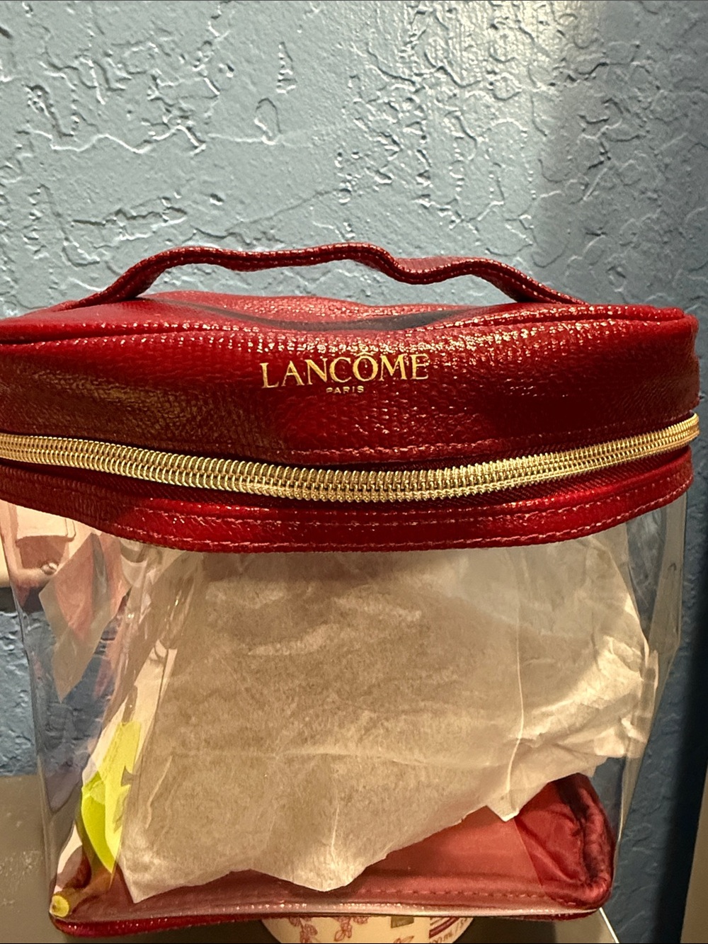 Brand New. Lancรดme fall collection make up bag.
